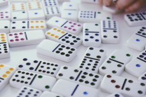 Lots of domino tiles (popular real money)